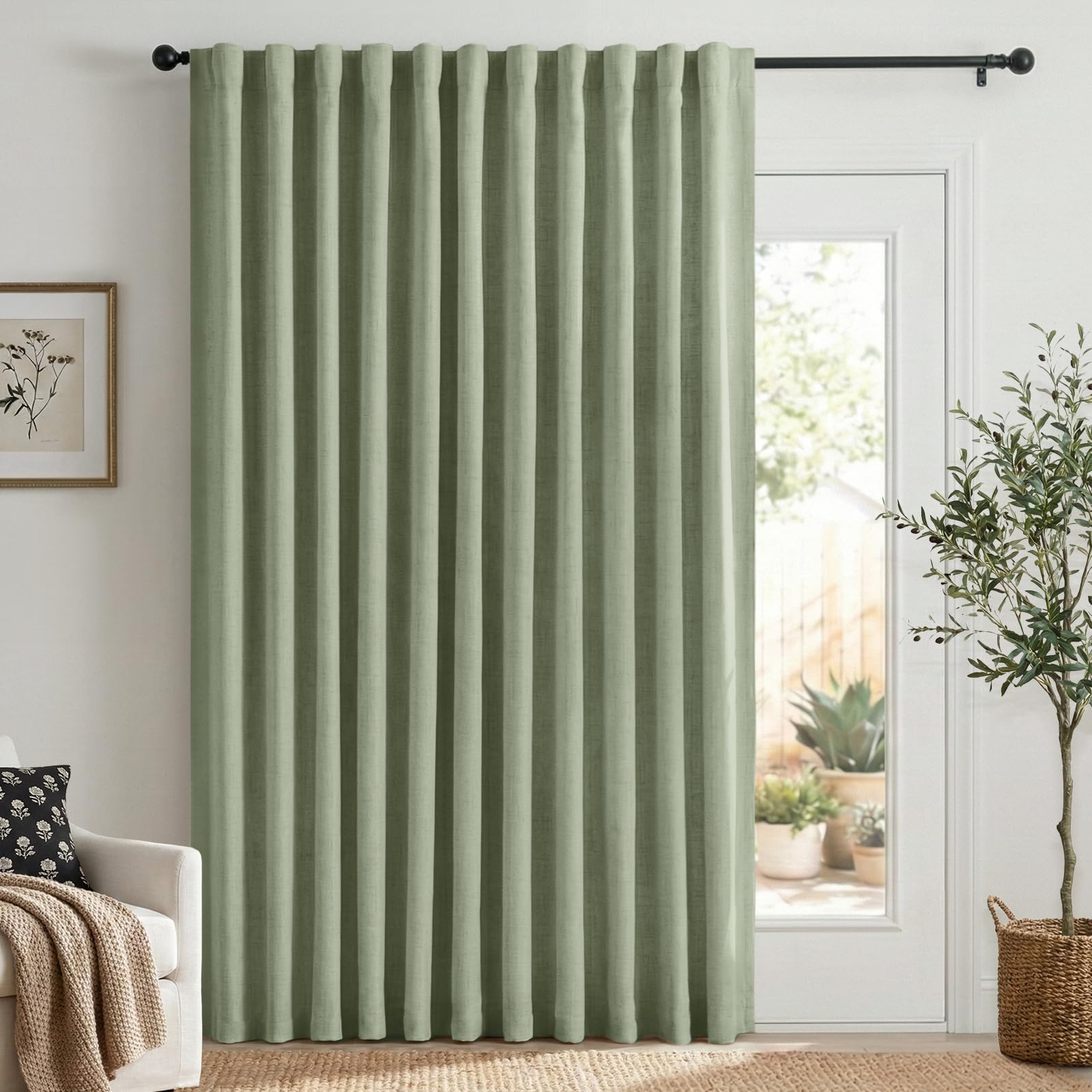 100% Blackout Shield Blackout Curtains for Bedroom 84 Inches Long, Back Tab/Rod Pocket Living Room Drapes, Thermal Insulated Blackout Curtains 2 Panels Set, 50" W x 84" L, Cream